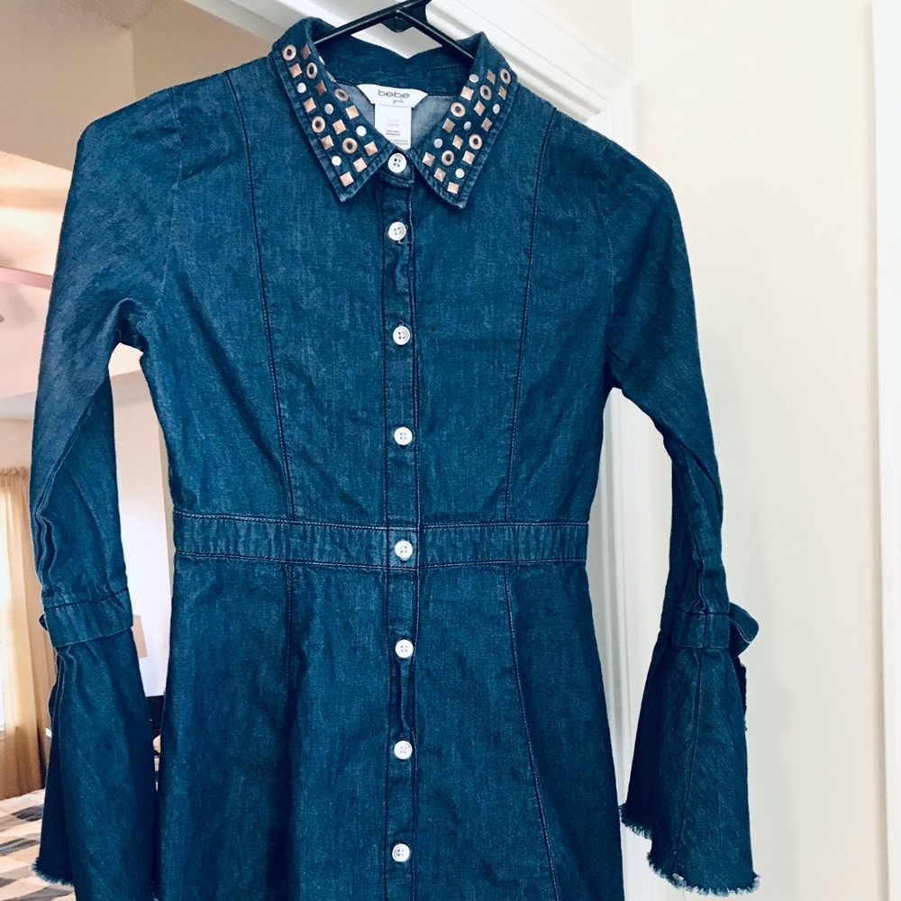 Bebe Girls Demin Dress